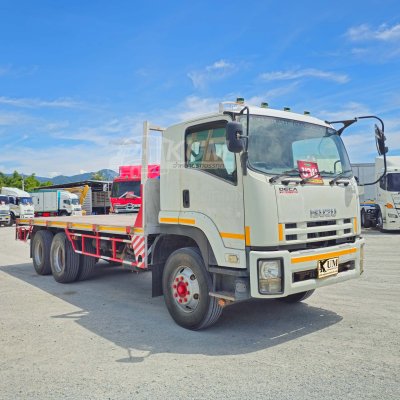 ISUZU FVM 240แรงม้า ปี 55รถบรรทุก 10ล้อ พื้นเรียบ