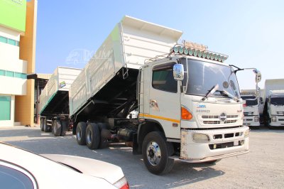 พ่วงแม่ลูกสามมิตร สิบล้อดั้มพ์ HINO VICTOR 500 344 แรงม้า ปี 57 +หางดั้มพ์ สามเพลา สามมิตร ปี 57 พ่วงแม่ลูกสามมิตร สิบล้อดั้มพ์ HINO VICTOR 500 344 แรงม้า ปี 57 +หางดั้มพ์ สามเพลา สามมิตร ปี 57