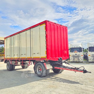 หางตู้เข้าใหม่ หางพ่วงตู้สิบบาน สองเพลา อู่ปิติ ปี 65