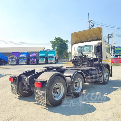 สิบล้อหัวลาก HINO FM 344 แรง ปี 56 ราคาเบาๆ ซื้อไปใช้งานต่อได้ยาวๆ