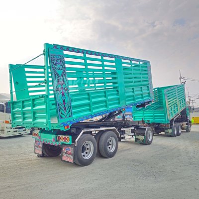 สิบล้อดั้มพ์ ISUZU FXZ ปี 66 + หางดั้มพ์ สามเพลา อู่พีพีเอ็นเจเนริ่ง ทรัค ปี 66