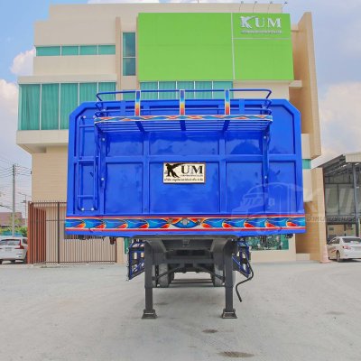 หางพื้นเรียบ สามเพลา อู่ CTT ปี 2565