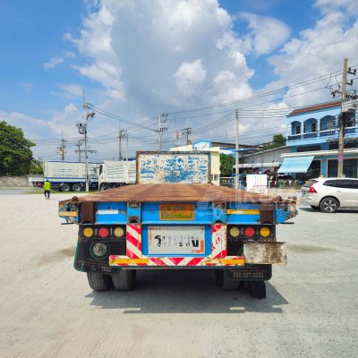 หางพ่วงพื้นเรียบ สามเพลา อู่ซุ่นชัย ปี 59