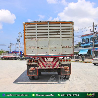 สิบล้อหัวลาก HINO VICTOR 500 344 แรงม้า ปี 66+หางเซมิดั้มพ์ สองเพลา อู่เดอะซัน ปี 65