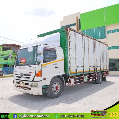 หกล้อตู้สิบบาน HINO QDR 500 212 แรงม้า ปี 56 จองด่วน