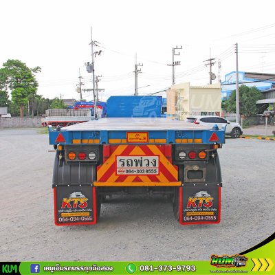 หางพื้นเรียบ สามเพลา อู่ WAFA ปี 65 ราคาถูก