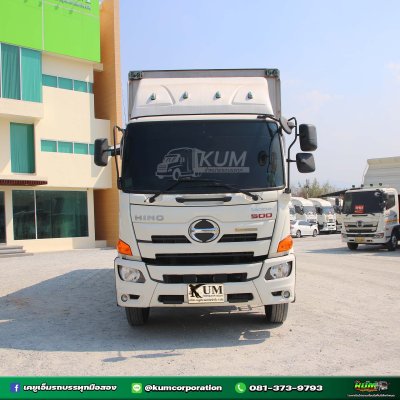 สด ลด VAT รีบจอง หกล้อตู้เย็น HINO VICTOR 500 240 แรงม้า ปี 65