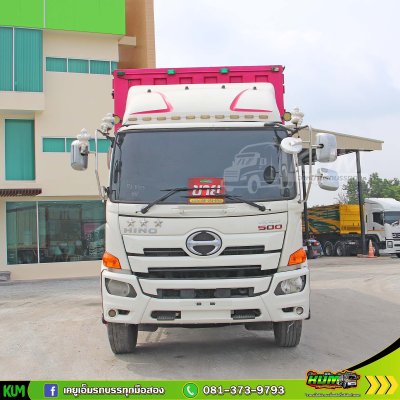 ผ่อน ลด ดอก สิบล้อตู้สิบบาน HINO 240 แรงม้า ปี 59