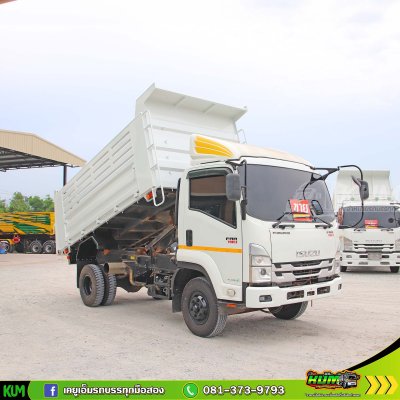 หกล้อดั้มพ์ ISUZU FRR 190 แรงม้า ปี 65 ไมล์น้อย