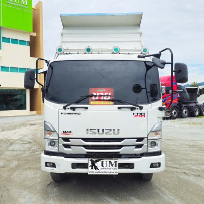 หกล้อดั้มพ์ ISUZU FRR 210 แรงม้า ปี 65 ไมล์น้อย