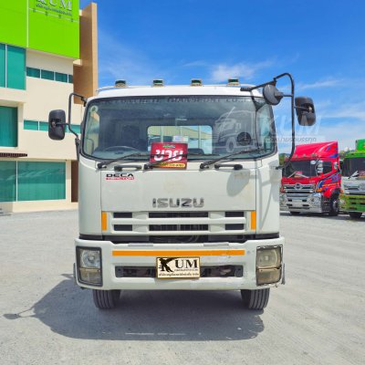 ISUZU FVM 240แรงม้า ปี 55รถบรรทุก 10ล้อ พื้นเรียบ