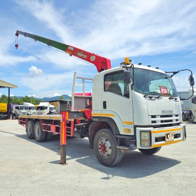 สิบล้อเครน ISUZU FVM 240 แรงม้า ปี 56 เครน UNIC 5 ตัน 5 ปลอก ‼สภาพดี Sาคาโคตรถูก