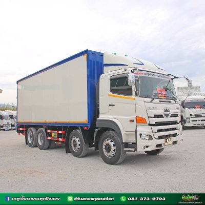สิบสองล้อตู้หกบาน HINO GY2P 380 แรงม้า ปี 65 สิบสองล้อตู้หกบาน HINO GY2P 380 แรงม้า ปี 65
