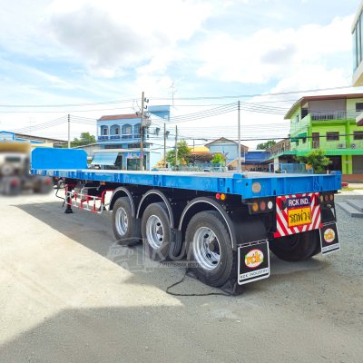 หางพื้นเรียบ สามเพลา มีบังเกอร์ อู่ RCK ปี 64