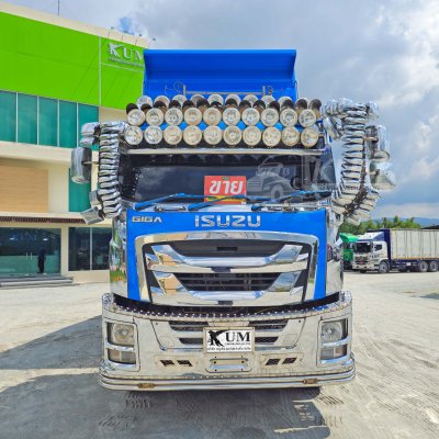 สิบล้อดั้มพ์ ISUZU FXZ 360 แรง ปี 65 + หางดั้มพ์ สามเพลา อู่เดอะฟินิกซ์ ปี 65