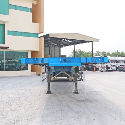 หางพื้นเรียบ สามเพลา อู่ CIMC ปี 64