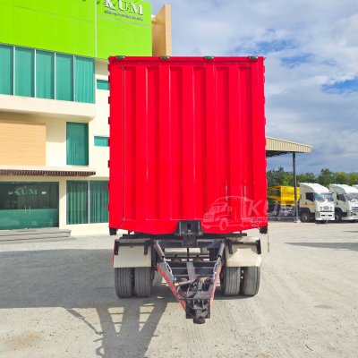 หางตู้เข้าใหม่ หางพ่วงตู้สิบบาน สองเพลา อู่ปิติ ปี 65