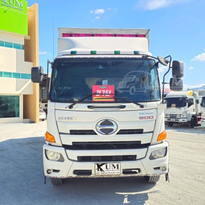 หกล้อตู้สิบบานลิฟท์ท้าย HINO FG8J 240 แรง ปี 2562