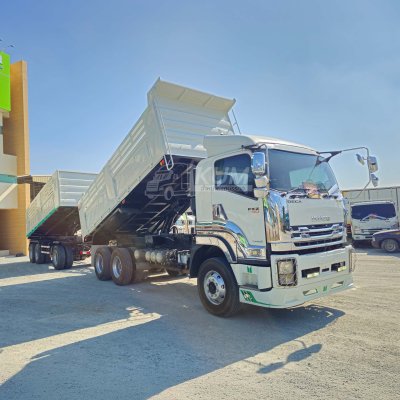 ISUZU FXZ 360 แรง ปี 56 + หางดั้มพ์ สามเพลา อู่สามมิตร ปี 57