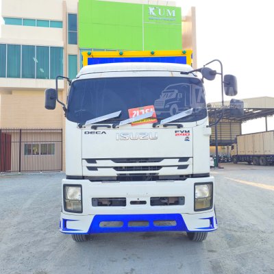 สิบล้อตู้ ISUZU FVM 240 แรง ปี 61 ตู้บิ้วใหม่