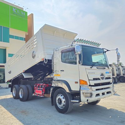 สิบล้อดั้มพ์ HINO FM 344 แรง ปี 2559