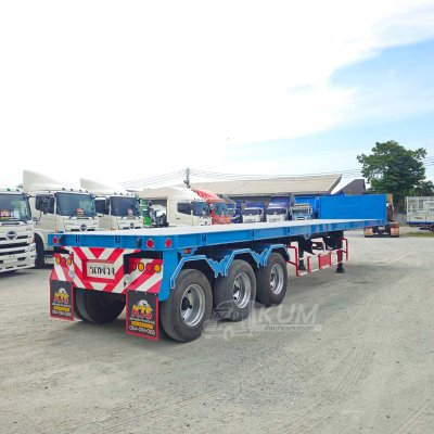 หางพื้นเรียบ สามเพลา อู่ ST ปี 2558