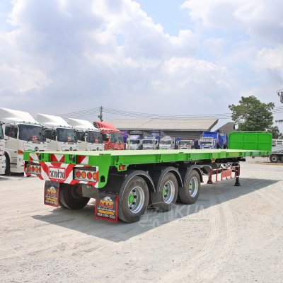 หางพื้นเรียบ สามเพลา อู่ส.สมบัติ ปี 2561