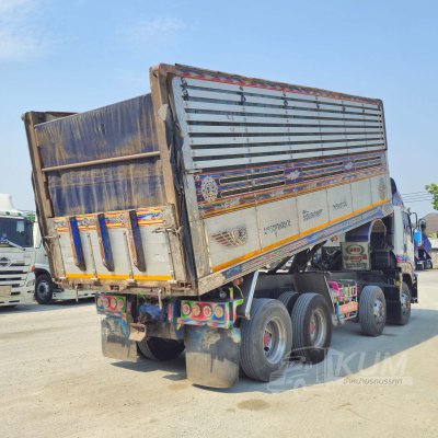 **ใช้เงินออกรถ 200000** สิบสองล้อดั้มพ์ ISUZU FYH 360 แรง ปี 2555