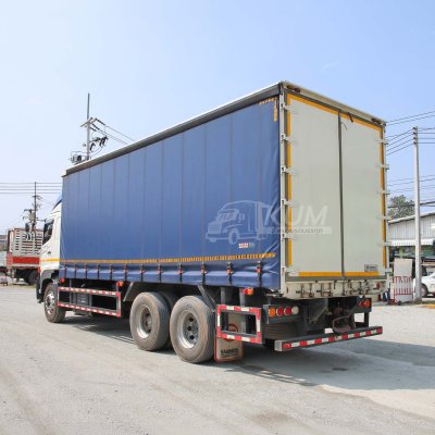 สิบล้อตู้ผ้าใบ HINO FL1A 344 แรง ปี 2567