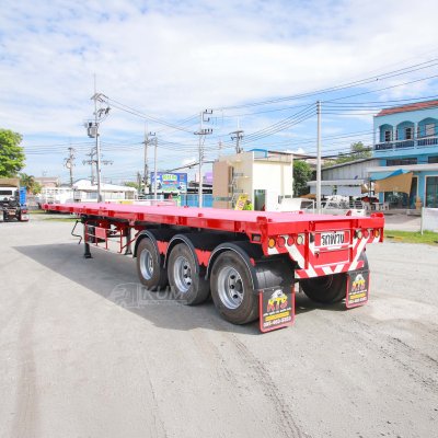 หางพื้นเรียบ สามเพลา อู่อุ่นหมั่นกิจทรัค ปี 2564