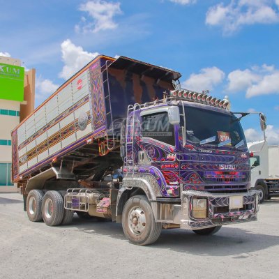 สิบล้อดั้มพ์ ISUZU FXZ 360 ปี 59 จด 66