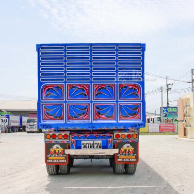 สิบล้อดั้มพ์ ISUZU FXZ 360 + หางดั้มพ์ สามเพลา อู่สหะกิจ ปี 59 จด 66