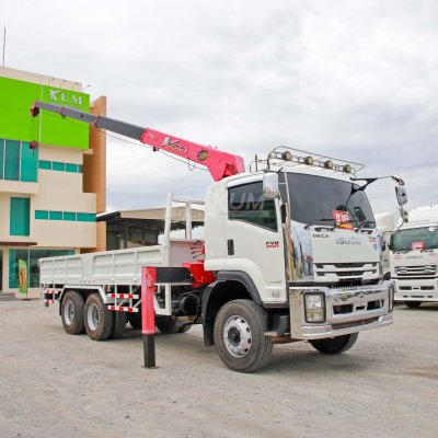 สิบล้อเครน ISUZU FVM 240 แรง ปี 2560