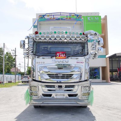 สิบล้อดั้มพ์ ISUZU FXZ 360 แรง ปี 2565+หางดั้ม สามเพลา อู่ส.สมบัติ ปี 2556