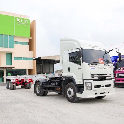 หกล้อหัวลาก ISUZU FTR 240 แรง ปี 2565 + หางก้าง สองเพลา ช.โชคเจริญ ปี 2561