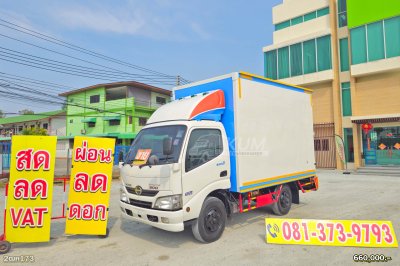 สี่ล้อตู้ HINO XZU 136 แรง ปี 2563