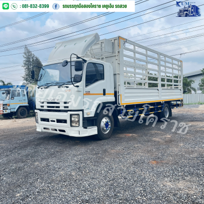 FTR240 หน้าตึกสวยๆสภาพดี Isuzu FTR 240 ปี57 กระบะคอกสูง