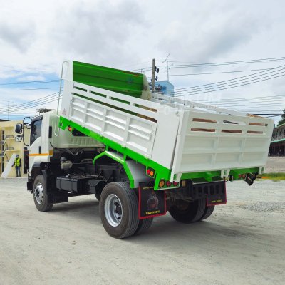 หกล้อดั้มพ์ ISUZU FTR 240 แรงม้า ปี 65 ดั๊มพ์ดิน หิน ทรายได้ทุกงาน