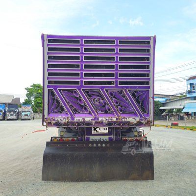 พ่วงสีม่วงสวยมาก ISUZU FXZ 360 แรงม้า ปี 66 + หางดั้มพ์ สามเพลา ปี 66