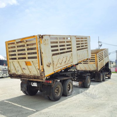 สามมิตรแท้ ISUZU FXZ 360 แรงม้า ปี 65 + หางดั้มพ์ สามเพลา อู่สามมิตร ปี 65