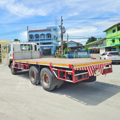 ISUZU FVM 240แรงม้า ปี 55รถบรรทุก 10ล้อ พื้นเรียบ