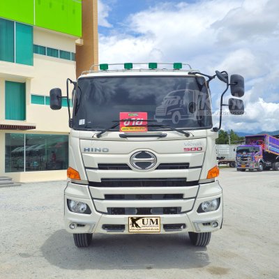 สิบล้อหัวคัสซี HINO FM1A 344 แรง ปี 67 ปีใหม่ไมล์น้อย ยางใหม่ 10เส้น
