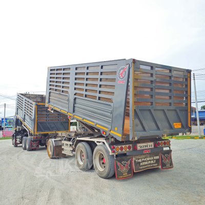 คอกเกษตรสีเทาแลมโบ ISUZU FXZ 360 แรงม้า ปี 66+ หางดั้มพ์ สามเพลา อู่เดอะฟินิกซ์ ปี 66 คอกเกษตรสีเทาแลมโบ ISUZU FXZ 360 แรงม้า ปี 66+ หางดั้มพ์ สามเพลา อู่เดอะฟินิกซ์ ปี 66