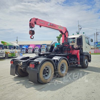 สิบล้อหัวลากติดเครน HINO VICTOR 500 344 แรงม้า ปี 62