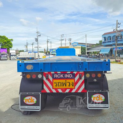 หางพื้นเรียบ สามเพลา มีบังเกอร์ อู่ RCK ปี 64