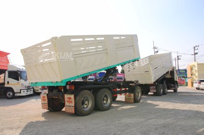 พ่วงแม่ลูกสามมิตร สิบล้อดั้มพ์ HINO VICTOR 500 344 แรงม้า ปี 57 +หางดั้มพ์ สามเพลา สามมิตร ปี 57 พ่วงแม่ลูกสามมิตร สิบล้อดั้มพ์ HINO VICTOR 500 344 แรงม้า ปี 57 +หางดั้มพ์ สามเพลา สามมิตร ปี 57