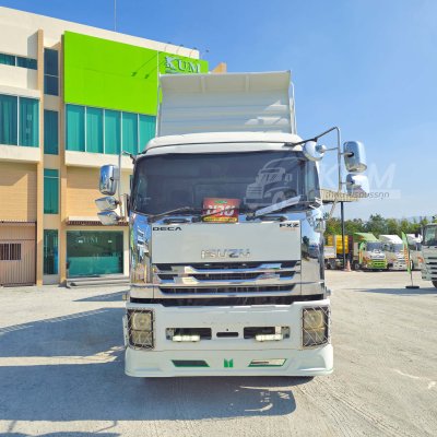ISUZU FXZ 360 แรง ปี 56 + หางดั้มพ์ สามเพลา อู่สามมิตร ปี 57