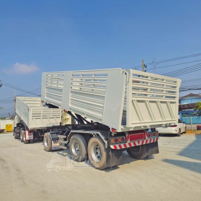 สิบล้อดั้มพ์ HINO FM1A 344 แรงม้า ปี 66 + หางดั้มพ์ สองเพลา อู่แม็กเทรลเลอร์ ปี 65