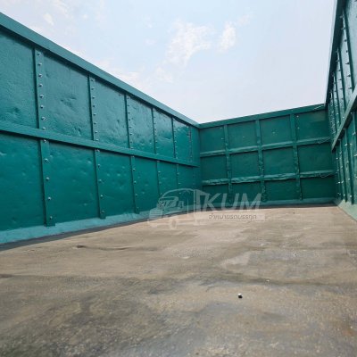 สิบล้อดั้มพ์ ISUZU FXZ 360 แรง ปี 2565 + หางดั้มพ์ สามเพลา อู่สหะกิจ ปี 2565