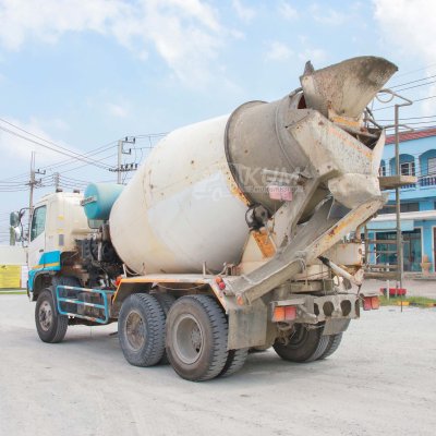 สิบล้อโม่ปูน HINO FM1A 330 แรง ปี 2555